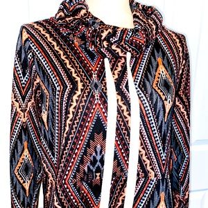 B1G1 Ultra Flirt Aztec Print Top